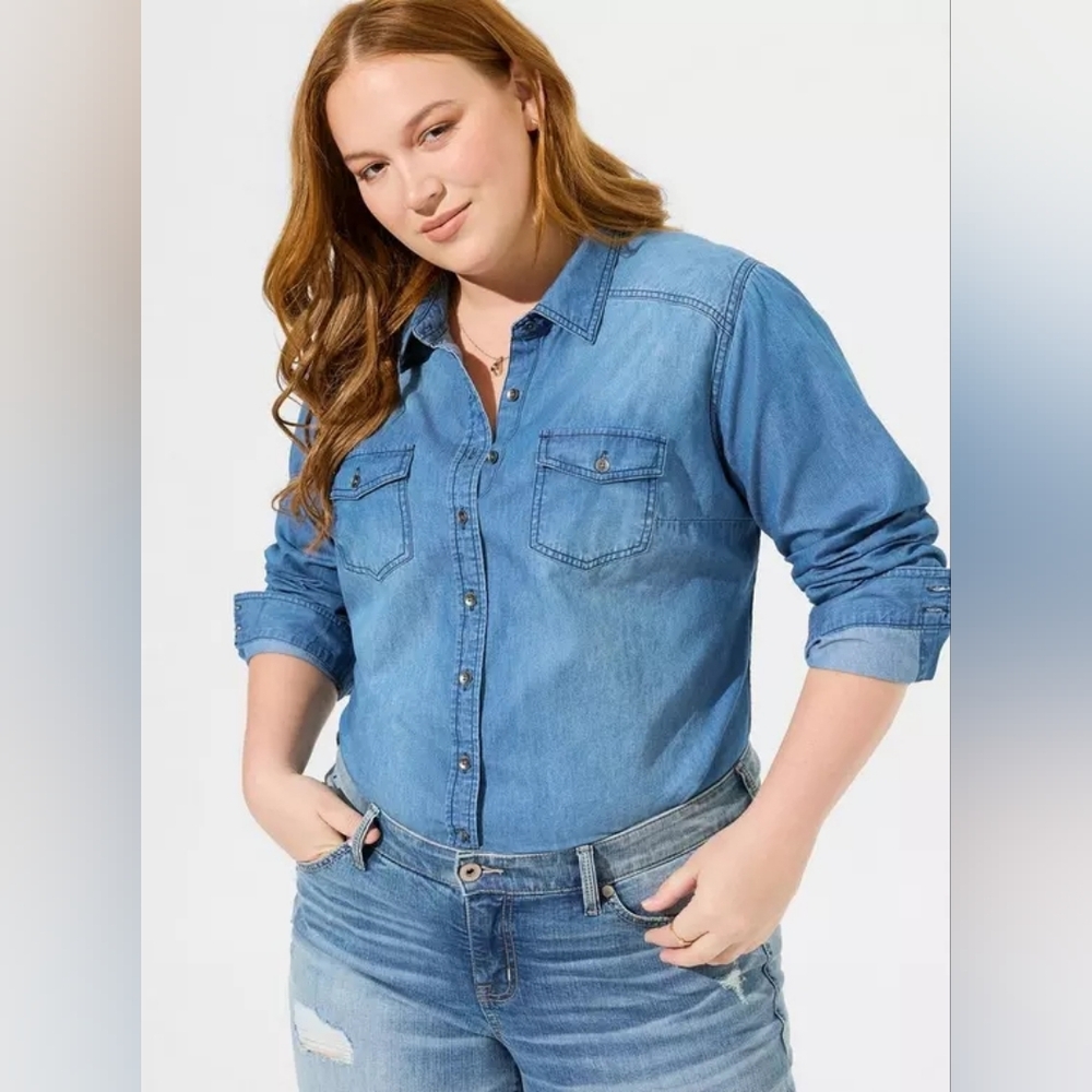 Torrid Women's Taylor Long Sleeve Shirt